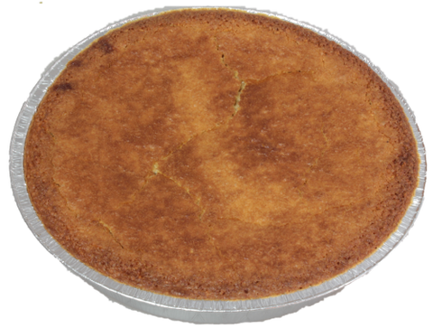 runder Mandelkuchen in der Asiette