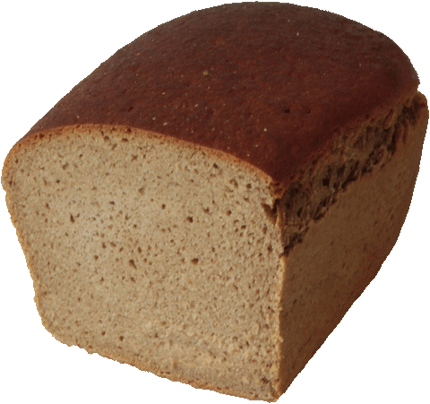 halbes Roggen-Pur-Brot - unser reines Roggenbrot in Kastenform