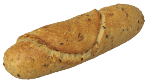 Kornspitzbrötchen (Mehrkornbrötchen aus gewickeltem Teig)