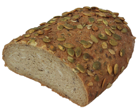 halbes Kürbiskernbrot