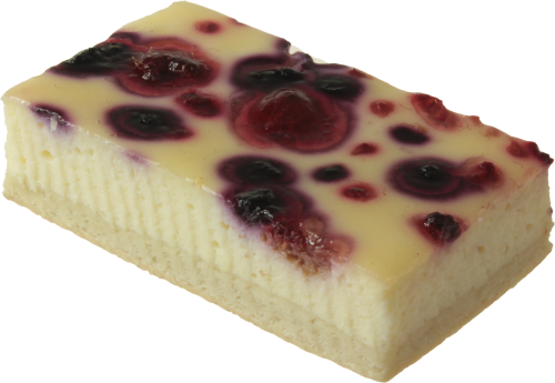 Quarkkuchen mit Himbeeren